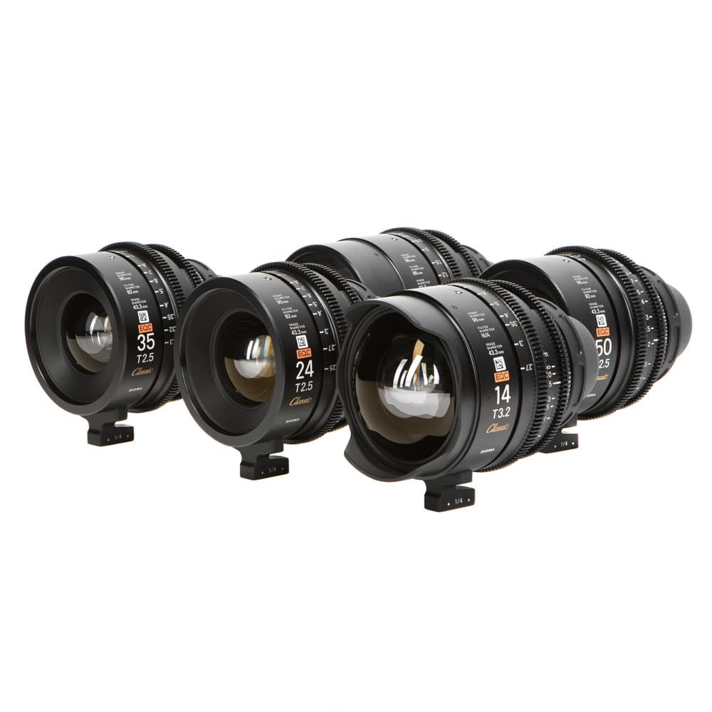 Sigma Classic Art - 14, 24, 35, 50, 85 Optik Set FF PL