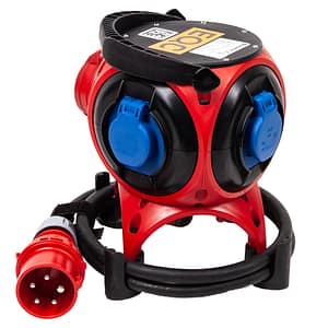 16A CEE > 3x Schuko + 1x 16A CEE Verteilerox