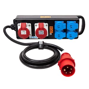 16A CEE > 4x Schuko + 2x 16A CEE Distro Box