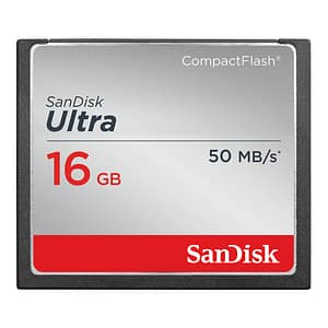 CF 16GB SanDisk Ultra 50MB/s Card