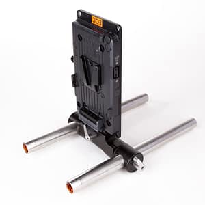 IDX Akkuplate mit 19mm Rohrklemme und 1x D-Tap