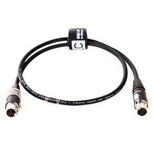 Mini XLR3F - Mini XLR3F Kabel 0.5m