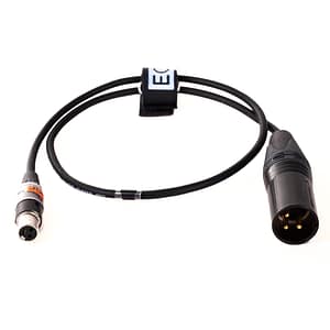 XLR3M - Mini XLR3F Kabel 0.5m