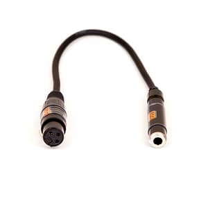 XLR Buchse > 6.3mm Stereo Buchse 20cm Adapterkabel